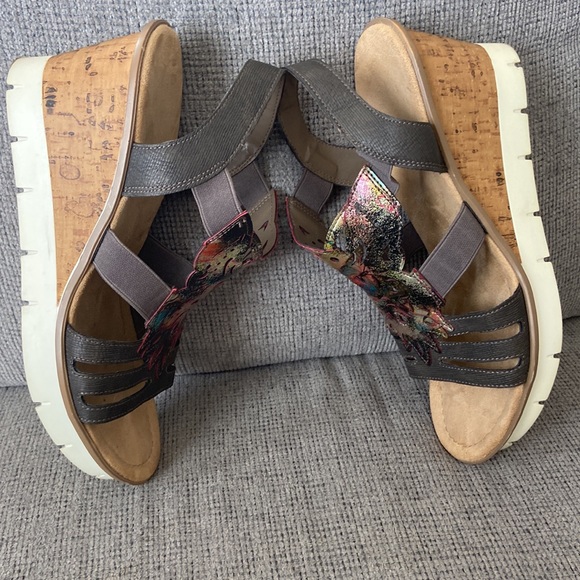 Rieker sling back platform sandal women’s size 41 - Picture 6 of 7